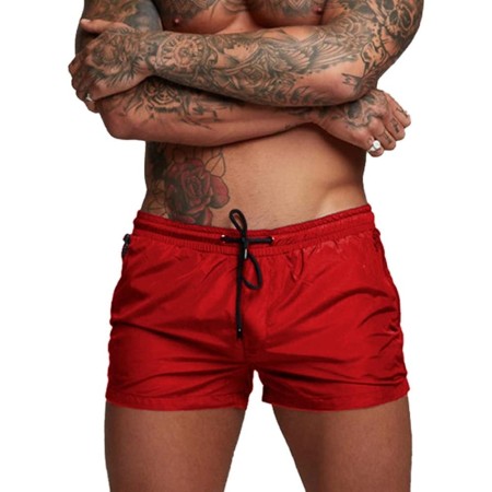 Donason Bañador Hombre Secado Rápido Bañadores de Natación Pantalones Cortos de Baño para Hombres Shorts Deportivos para Correr