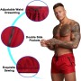 Donason Bañador Hombre Secado Rápido Bañadores de Natación Pantalones Cortos de Baño para Hombres Shorts Deportivos para Correr