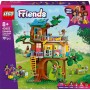 LEGO Friends Quedada en la Casa del Árbol de la Amistad de Juguete - 2 Figuras de Animales, 4 Mini Muñecos, Jardín y Accesorios