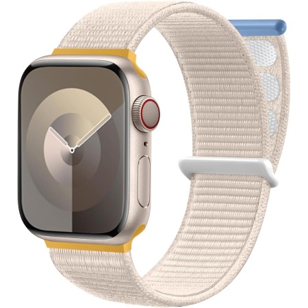 Maledan Solo Loop Correa Compatible con Apple Watch Correa 44mm 38mm 42mm 40mm 41mm 45mm 49mm, Sport Ajustable Band Compatible