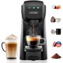 Warriors1 Cafetera Cápsula 5en1 para Dolce Gusto, Nespresso, Lavazza A Modo Mio, Espresso Point y Café Molido, 20bar, 0,8L,
