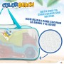 ColorBaby - Juguetes de Playa para niños, Bolsa Juguetes Playa, Cubo Arena, diámetro 18 cm, cedazo, Pala, rastrillo, regadera,