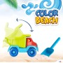 ColorBaby - Juguetes de Playa para niños, Bolsa Juguetes Playa, Cubo Arena, diámetro 18 cm, cedazo, Pala, rastrillo, regadera,