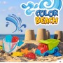 ColorBaby - Juguetes de Playa para niños, Bolsa Juguetes Playa, Cubo Arena, diámetro 18 cm, cedazo, Pala, rastrillo, regadera,