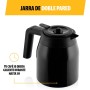 Tristar Cafetera Acero Inoxidable, 8-10 Tazas, 900W, Jarra Térmica, Función Mantener Caliente, Sistema Antigoteo, Filtro