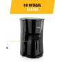 Tristar Cafetera Acero Inoxidable, 8-10 Tazas, 900W, Jarra Térmica, Función Mantener Caliente, Sistema Antigoteo, Filtro