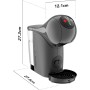 Krups GENIO S Máquina Multibebidas de cápsulas, Compacta, Alta Presión, XL Tamaños Ajustables, Espresso Impecable con Crema