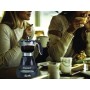 BEPER BC.041N Lucilla Cafetera Eléctrica de Aluminio Programable de 3 Tazas (100 ml), Temporizador, Café Caliente durante 30
