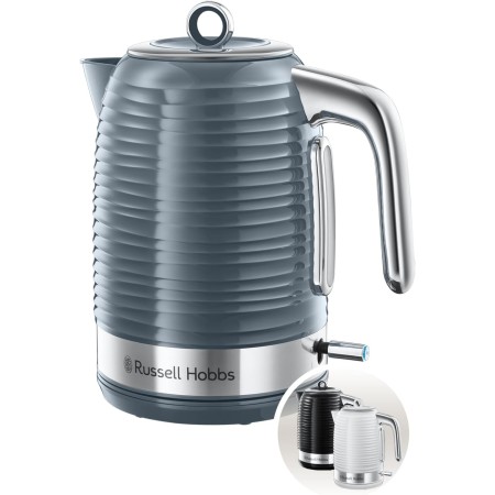 Russell Hobbs Cafetera de Goteo Inspire - 15 Tazas, Jarra Cristal 1,25L, Soporte de Filtro Extraíble, Tecnología WhirlTech,