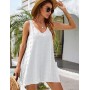 Vestido de Playa para Mujer Sin Mangas Suelto Ropa de Baño Playa Traje de Baño Vestido de Bikini Camisolas y Pareos Beach Bikini