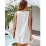Vestido de Playa para Mujer Sin Mangas Suelto Ropa de Baño Playa Traje de Baño Vestido de Bikini Camisolas y Pareos Beach Bikini