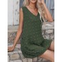 Vestido de Playa para Mujer Sin Mangas Suelto Ropa de Baño Playa Traje de Baño Vestido de Bikini Camisolas y Pareos Beach Bikini
