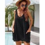 Vestido de Playa para Mujer Sin Mangas Suelto Ropa de Baño Playa Traje de Baño Vestido de Bikini Camisolas y Pareos Beach Bikini