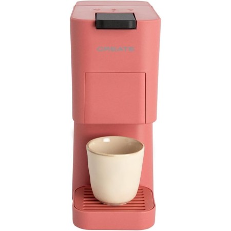 CREATE / POTTS / Cafetera multicápsula express y café molido Rosa / 19 bar, programable, ligera y compacta, tanque 600ml,