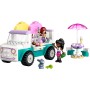 LEGO Friends Camión de los Helados de Heartlake City, Heladería de Juguete de Construcción para Niñas de 4 Años o Más, Juego de