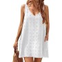 Vestido de Playa para Mujer Sin Mangas Suelto Ropa de Baño Playa Traje de Baño Vestido de Bikini Camisolas y Pareos Beach Bikini