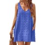 Vestido de Playa para Mujer Sin Mangas Suelto Ropa de Baño Playa Traje de Baño Vestido de Bikini Camisolas y Pareos Beach Bikini