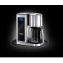 Russell Hobbs Cafetera de Goteo Elegance - Diseño de Cristal, Capacidad de 1,25L, Soporte de Filtro Extraíble, Tecnología