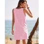 Vestido de Playa para Mujer Sin Mangas Suelto Ropa de Baño Playa Traje de Baño Vestido de Bikini Camisolas y Pareos Beach Bikini