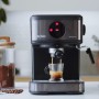 Solac CE4498 Taste Control - Cafetera espresso táctil, 20bar, Double Cream, Espresso y Cappuccino, 850W, parada automática, 1 o
