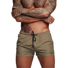Donason Bañador Hombre Secado Rápido Bañadores de Natación Pantalones Cortos de Baño para Hombres Shorts Deportivos para Correr
