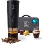Cafetera Espresso Portátil 20 Bares, Compatible Cápsulas pequeñas y Café Molido, USB-C Recargable, Autocalentable, para Coche,