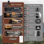Cafetera Espresso Portátil 20 Bares, Compatible Cápsulas pequeñas y Café Molido, USB-C Recargable, Autocalentable, para Coche,
