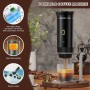 PZCC Cafetera Portatil, Cafetera Portátil Cápsula de Espresso 3 en 1, Autocalentamiento de 2a6 Minutos, Para Cápsulas Pequeñas o