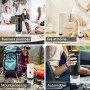 PZCC Cafetera Portatil, Cafetera Portátil Cápsula de Espresso 3 en 1, Autocalentamiento de 2a6 Minutos, Para Cápsulas Pequeñas o