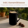 Clatronic KA 3356 Cafetera eléctrica pequeña de Goteo automática, Capacidad de 1 Taza café, 300 W, 1 Cups, plástico, Negro