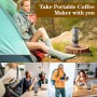 Cafetera Portatil Capsulas 3 en 1 compatible con Nespresso Dolce Gusto y Café Molido - Mini Cafetera Portátil Multicapsulas