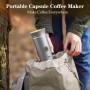 Cafetera Portatil Capsulas 3 en 1 compatible con Nespresso Dolce Gusto y Café Molido - Mini Cafetera Portátil Multicapsulas