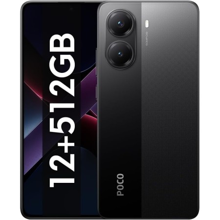 Xiaomi POCO X7 Pro - Smartphone de 12+512GB, Pantalla CrystalRes 1.5K 120Hz AMOLED, MediaTek Dimensity 8400-Ultra, Cámara de 50