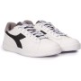 Diadora Zapatillas Torneo Corduroy 181699 Zapatillas Hombre Piel Blanco/Negro