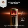OutIn Nano Cafetera Espresso Eléctrica Portátil, Cafetera de Viaje para Camping, Cafetera de Coche Autocalentable con USB-C, Con