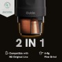 OutIn Nano Cafetera Espresso Eléctrica Portátil, Cafetera de Viaje para Camping, Cafetera de Coche Autocalentable con USB-C, Con