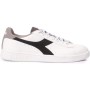 Diadora Zapatillas Torneo Corduroy 181699 Zapatillas Hombre Piel Blanco/Negro