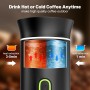 Cafetera Portátil Cápsula de Espresso 3 en 1, Cafetera Multicápsulas con Autocalentamiento de 2 a 6 Minutos, para Cápsulas