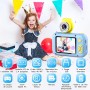 ARNSSIEN Camara Fotos Infantil,Camara de Fotos para Niños con Lente de 180°Flip y Pantalla IPS 2,4 Pulgadas,Juguete de