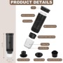 Umisu 3 en 1 Cafetera Espresso Portátil, Máquina de Café Portátil Eléctrica Café Expreso Recargable para Cápsulas Pequeñas o