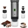 Umisu 3 en 1 Cafetera Espresso Portátil, Máquina de Café Portátil Eléctrica Café Expreso Recargable para Cápsulas Pequeñas o