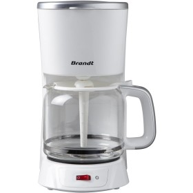 Brandt CAF1318S Cafetera de Goteo, 1000 W, 1.8 litros, Negro y Gris