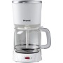 Brandt CAF1318S Cafetera de Goteo, 1000 W, 1.8 litros, Negro y Gris