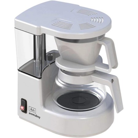 Melitta Cafetera de filtro con jarra de vidrio, Para 2 tazas de café, Aromaboy, Crema, 1015-03