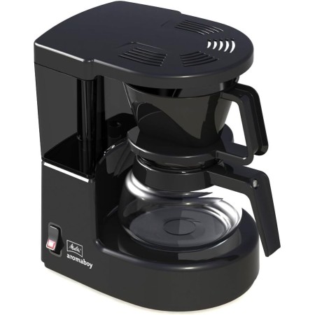 Melitta Cafetera de filtro con jarra de vidrio, Para 2 tazas de café, Aromaboy, Crema, 1015-03