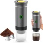 Cafetera espresso 3 en 1, cafetera multicápsulas con autocalentamiento de 4 a 6 minutos, para cápsulas pequeñas o grandes y café