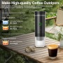 VHV Cafetera Portatil, Cafetera Portátil Cápsula de Espresso 3 en 1, Autocalentamiento de 2a6 Minutos, Para Cápsulas Pequeñas o
