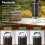 VHV Cafetera Portatil, Cafetera Portátil Cápsula de Espresso 3 en 1, Autocalentamiento de 2a6 Minutos, Para Cápsulas Pequeñas o