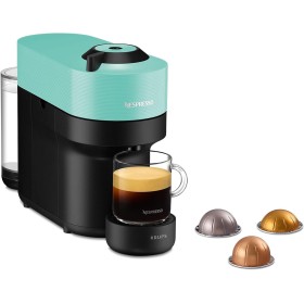 Krups Nespresso VERTUO Pop XN9204 - Cafetera de cápsulas, máquina de café expreso, 4 tamaños tazas, tecnología Centrifusion, 35%