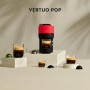 Krups Nespresso VERTUO Pop XN9204 - Cafetera de cápsulas, máquina de café expreso, 4 tamaños tazas, tecnología Centrifusion, 35%
